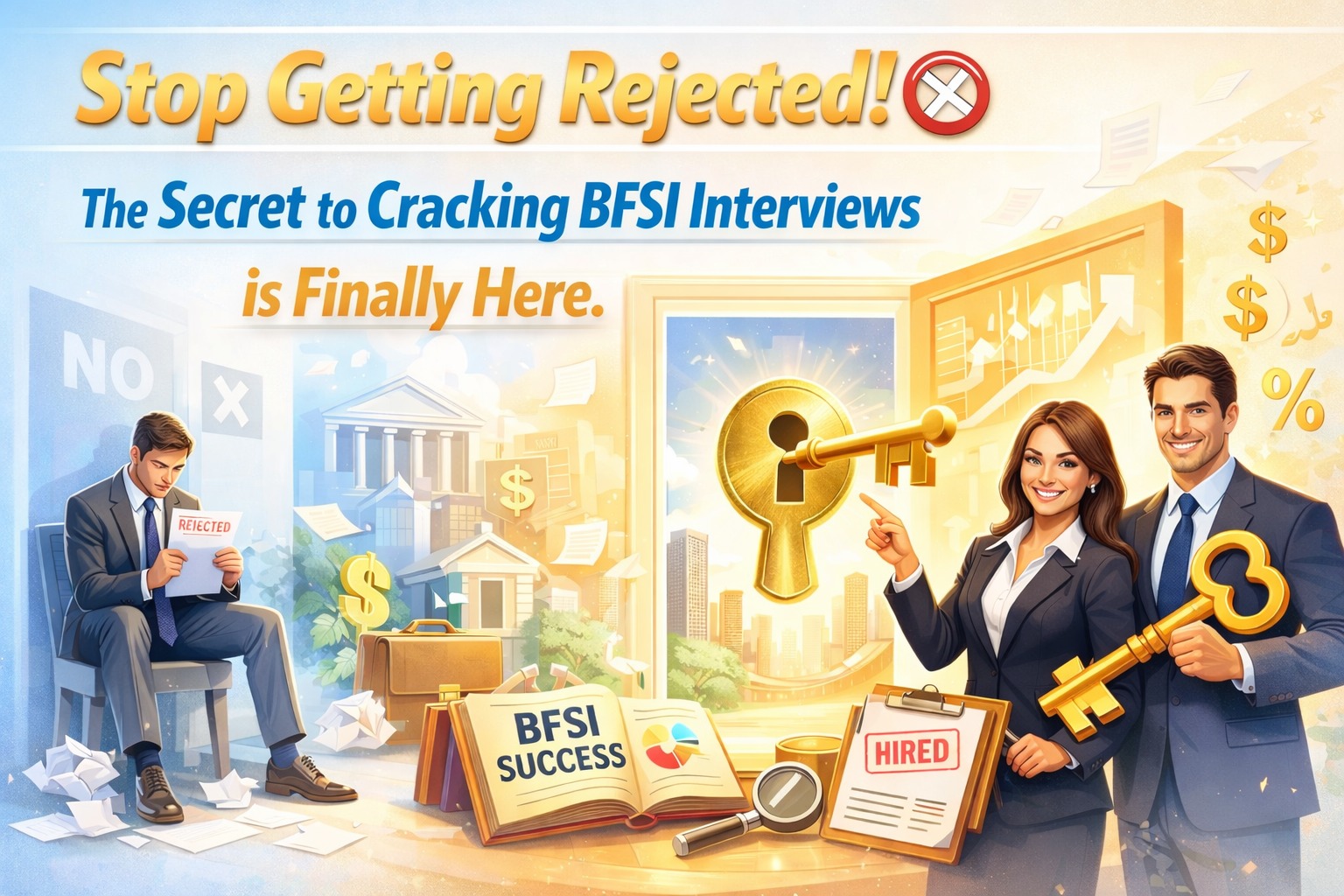 Stop Getting Rejected🚫: The Proven Strategy to Crack BFSI Interviews