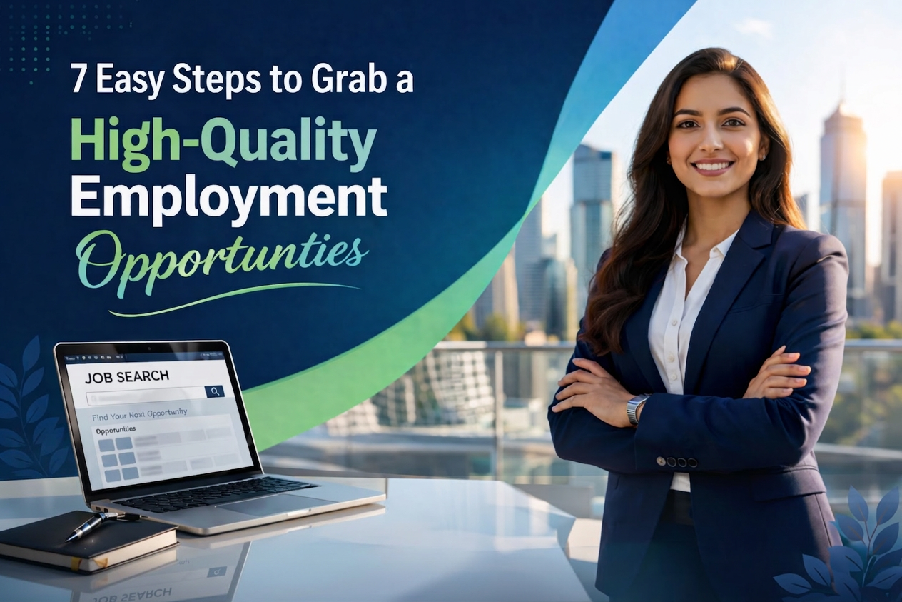 7 Easy Steps to Grab a High-Quality Employment Opportunities
