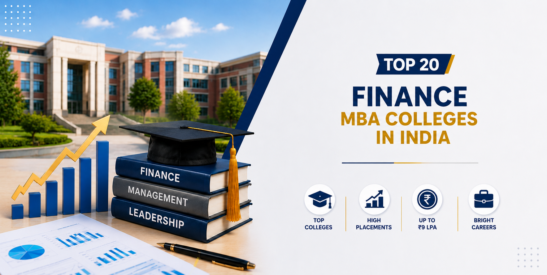 Top 20 Finance MBA Colleges in India: Secure Placements Up to ₹9 LPA and Beyond